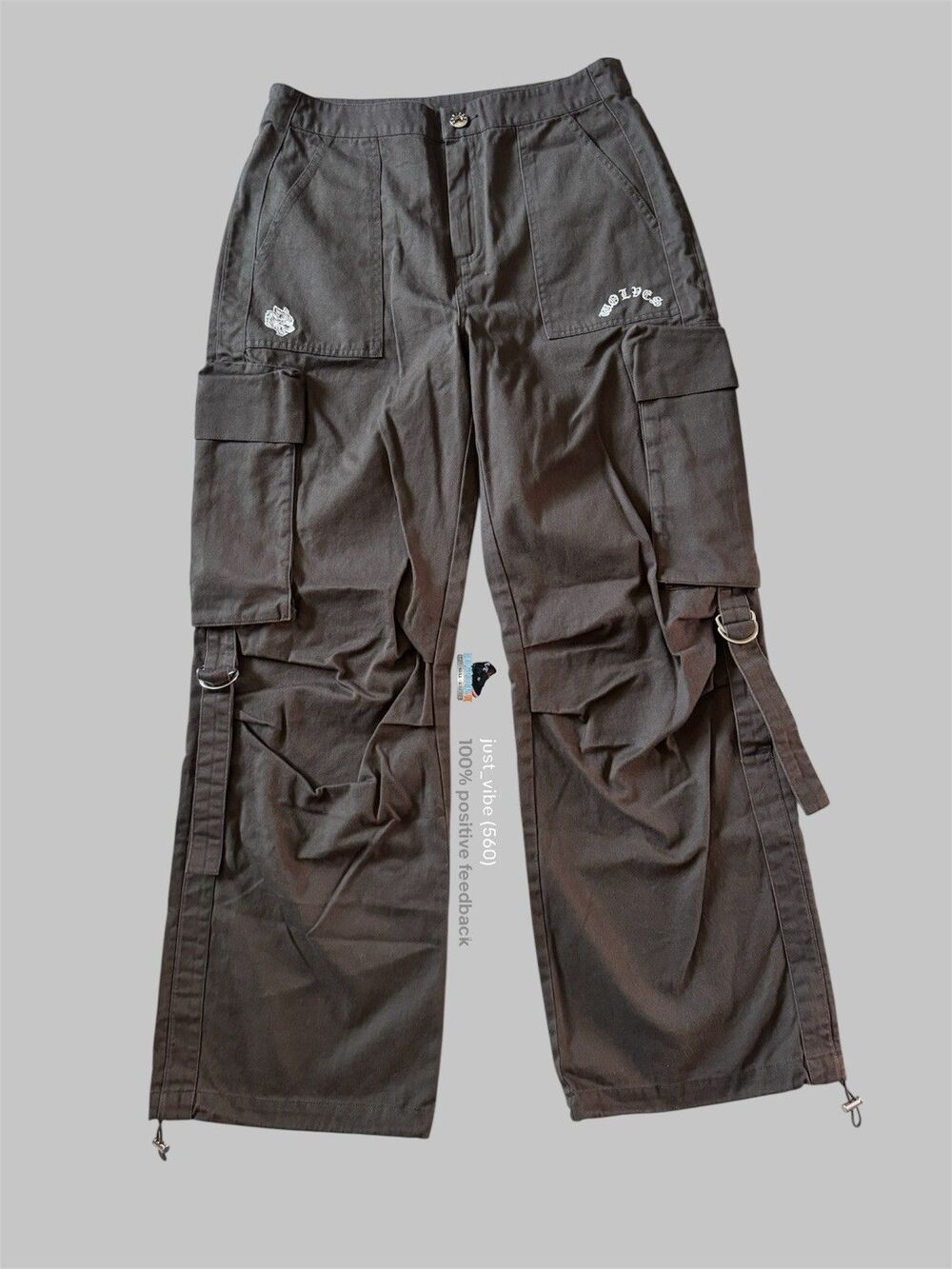 Darc Sport She “Wolf Chopper” SSDDNFGU Cargo Pants Women’s Size 27 NWT